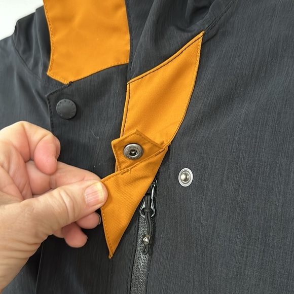 Quicksilver Jacket Youth Large 14 black/ orange Dry Flight Snowboard Ski Winter - Picture 5 of 12